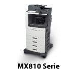 lexmark  MX810 serie